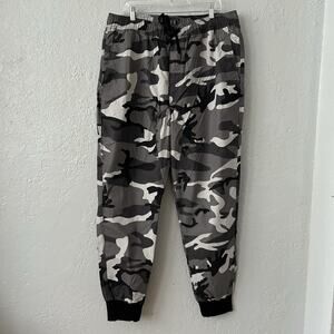 CSG Jogger Pants Mens 2XL Black Camo Gray Camo Cargo Ripstop Utility Streetwear